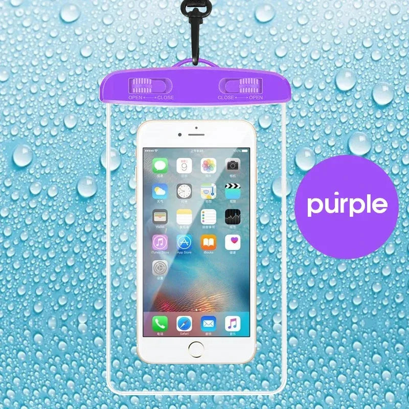 IPX8 waterproof universal phone cases water proof bag swim phone protector pouch PV cover for iPhone 15 14 Samsung Oppo Vivo