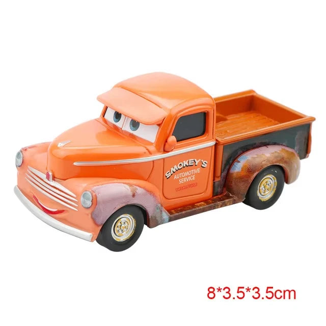 Mini Cars Disney Pixar Cars Toys Lightning McQueen Jackson Storm The King Mater 1:55 Diecast Metal Alloy Model Toys Kids Gifts