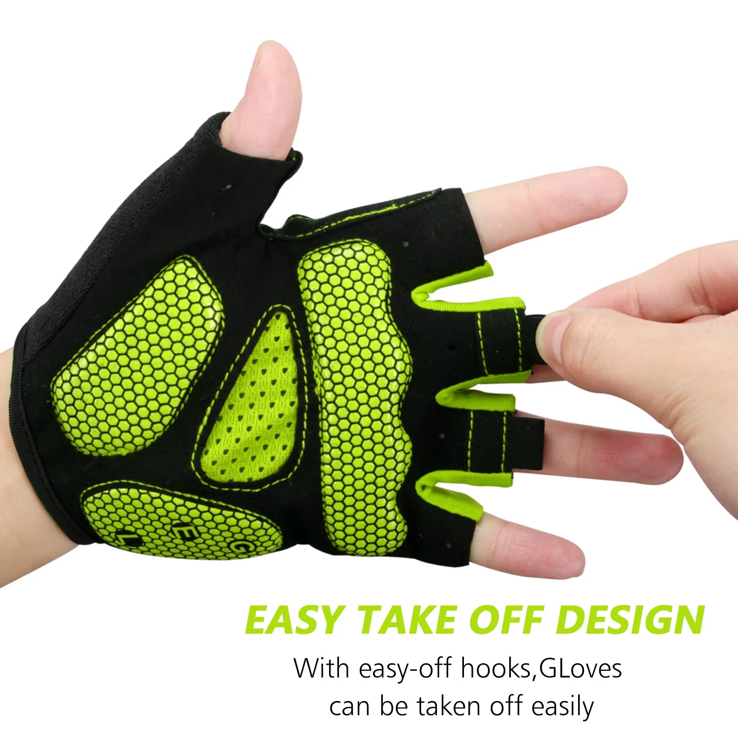 MOREOK Bike Gloves Breathable 5mm Gel Pads MTB Mountain Road Bicycle Gloves Shock-absorbing Half Finger Cycling Gloves Men Women