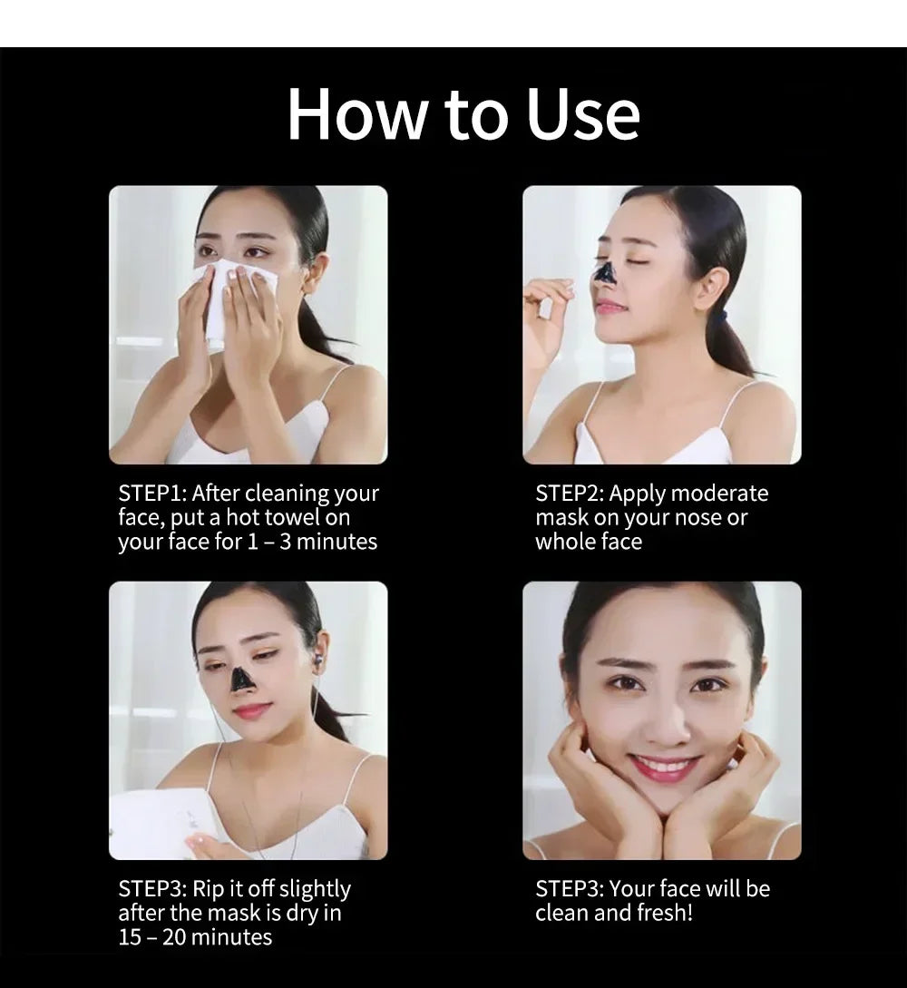 LANBENA Remove Blackhead Mask Deep Cleaning Shrinking Pore Mask  Acne Treatment Skin Improve Rough Skin Brighteing Care Beauty