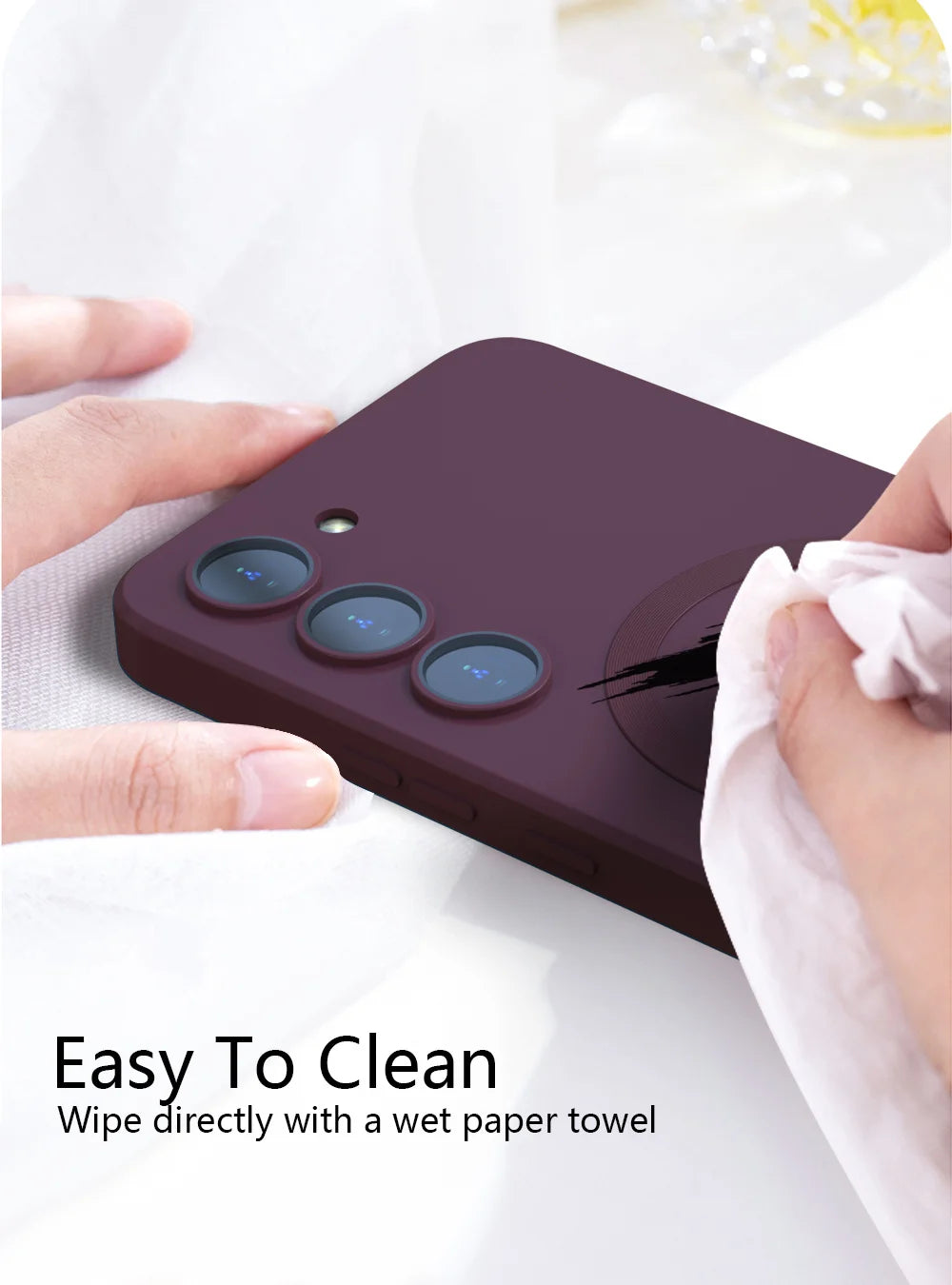 For Samsung Galaxy S25 FE Magsafe Case S25 S24 S23 S22 S21 Ultra Plus FE A17 A56 A36 A16 A55 A54 Soft Silicone Phone Back Cover