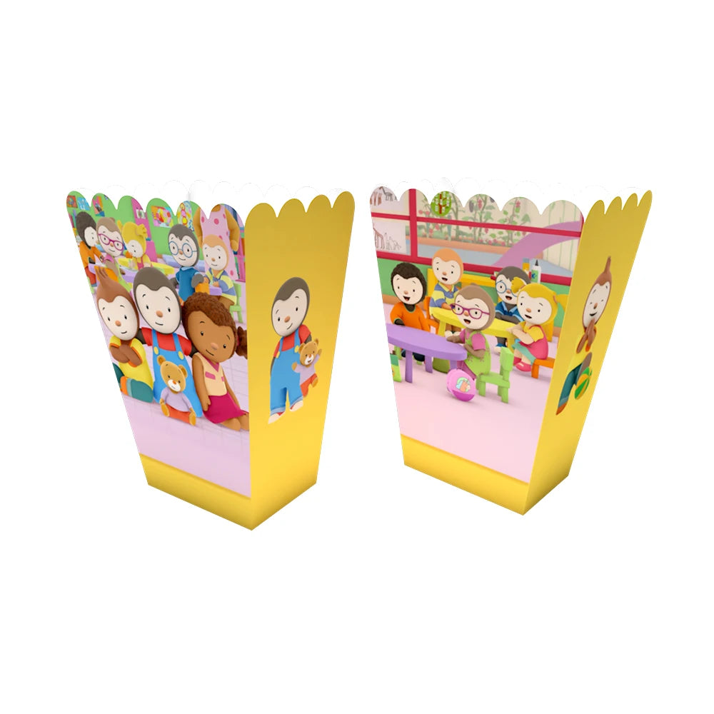 T'choupi Birthday Party Decoration Cartoon Baby Shower Party Supplies Tableware Sets Happy Birthday Cake Topper Birthday Hat