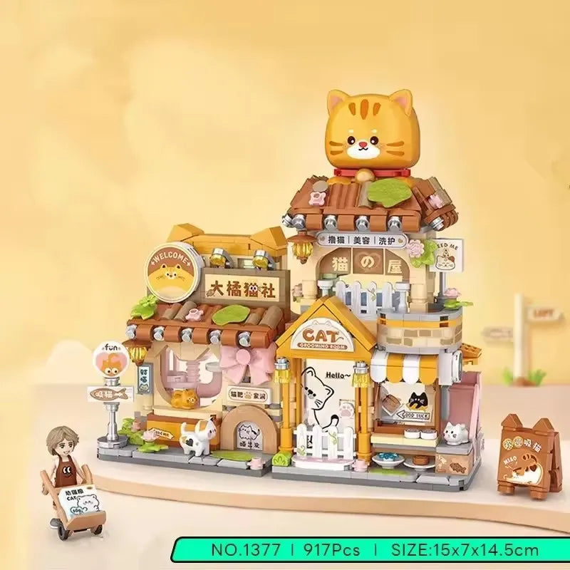 Flowers DIY decoration blocks Home decoration Model Building Blocks toys Assembly Toy Christmas Gift for Children Adult 4811