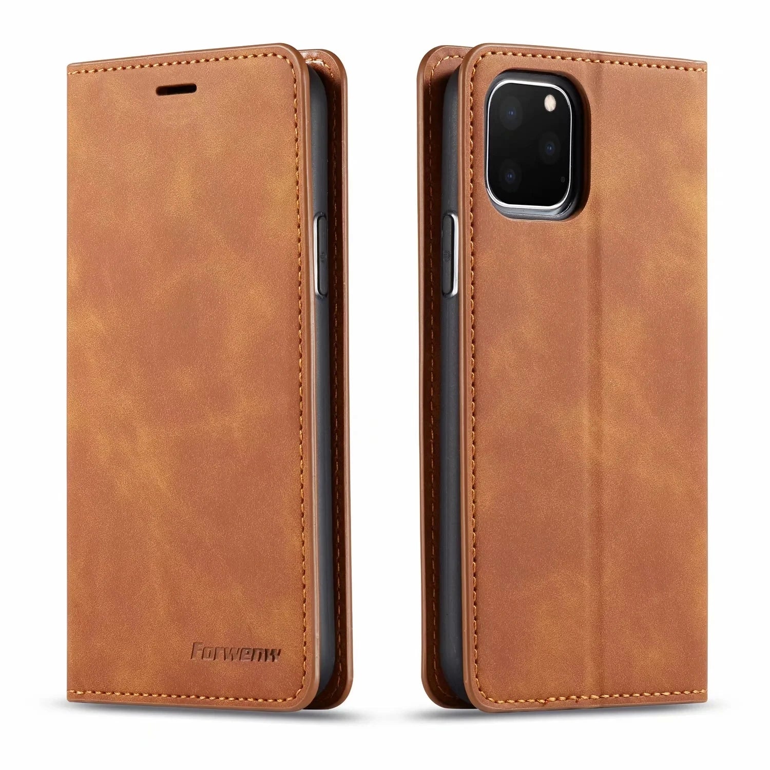 Leather Magnetic Flip Case For iPhone 16 15 14 17 Pro Max Air 16E 13 12 11 XS Max XR SE 8 7 Plus Wallet Card Solt Phone Cover