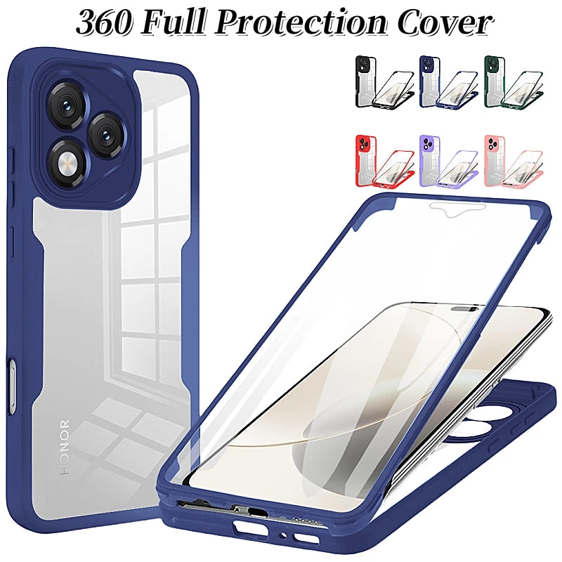 For Honor 400 Lite 5G Case 360 Full Protect Phone Cover For Honor400 Lite Honor400Lite Clear Screen With Silicone Bumper Funda
