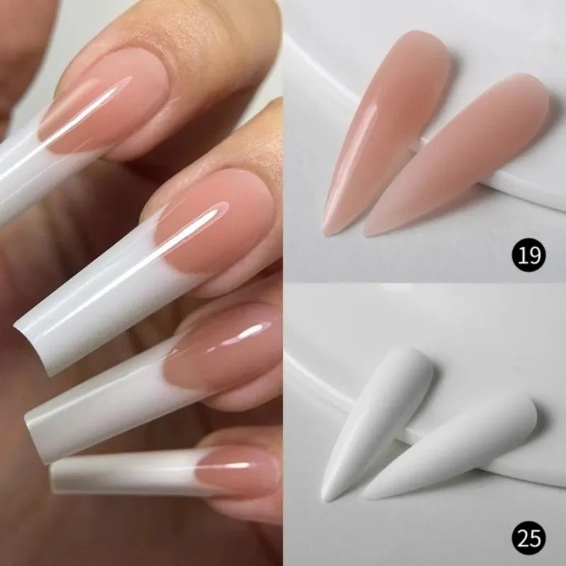 MSHARE Poly Nails Acryl Gel 60ml Builder UV Led Acrylgel Nails Extensions Acrylic Pink White Clear Acrylatic Hema Tpo Free Gel