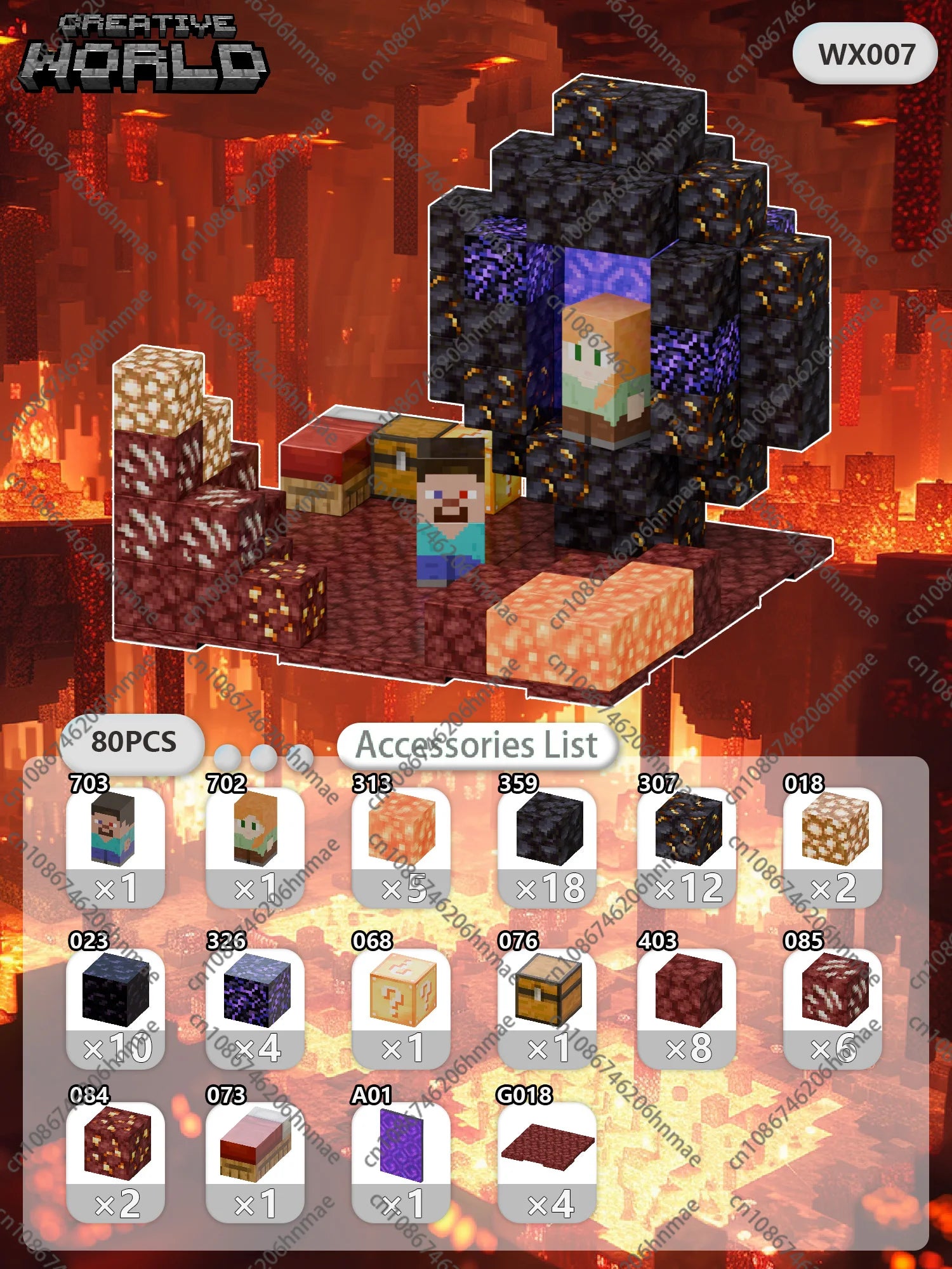 Magnetic Building Blocks Mine World Magnet Cube for Stacking Construction Brick Set Pixel Style Sensory Toys Kid Boys Girls DIY