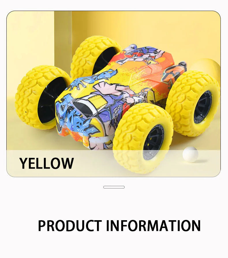 Children's toy car fun double-sided car inertial safety anti-collision anti-fall Kid's anti-fall model sliding off-road vehicle