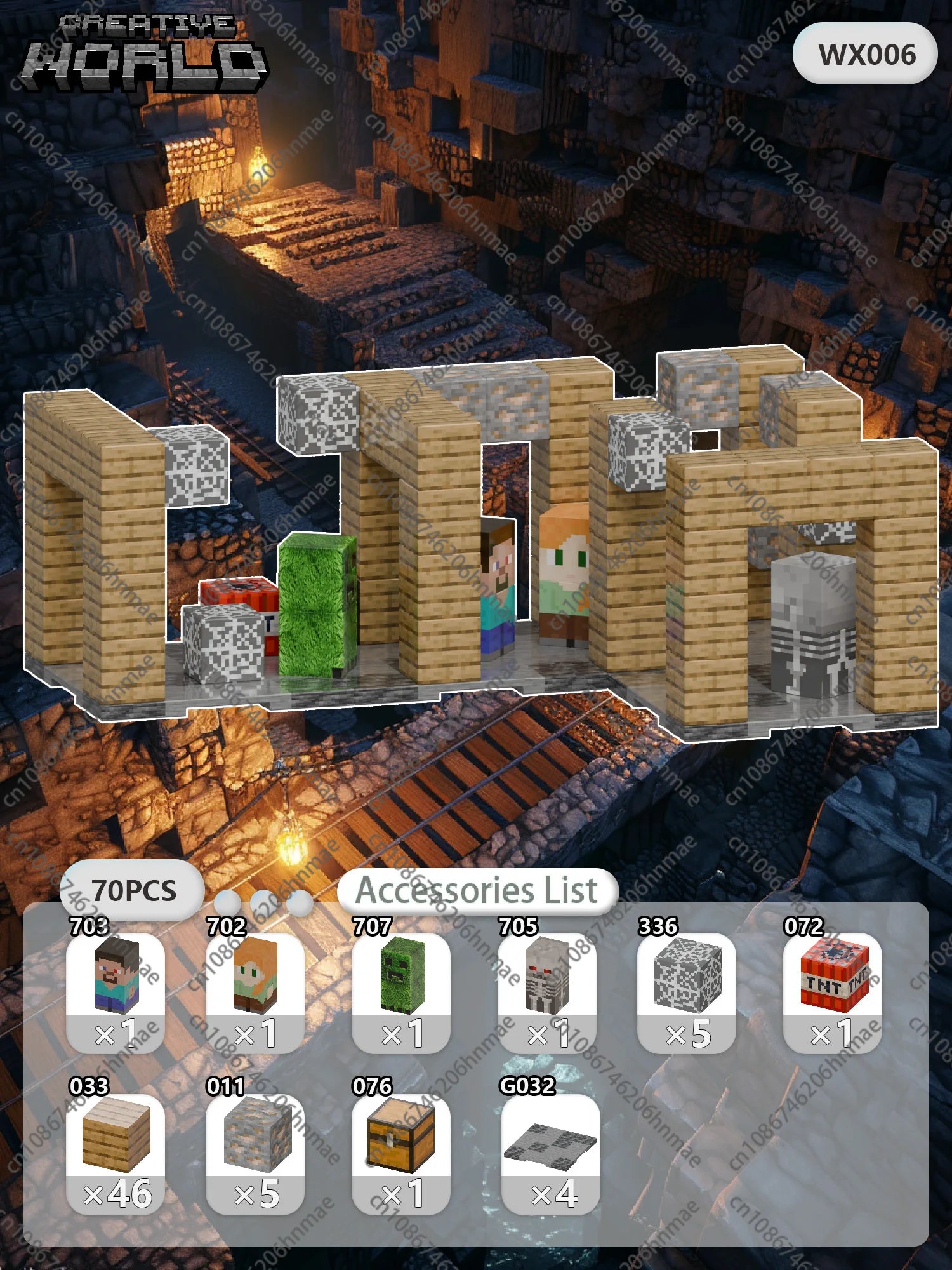 Magnetic Building Blocks Mine World Magnet Cube for Stacking Construction Brick Set Pixel Style Sensory Toys Kid Boys Girls DIY