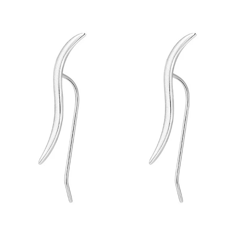 Foxanry Minimalist Lines Geometric Earrings For Women Girls New Fashion Creative Elegant Prevent Allergy Ear Needle Jewelry Gift