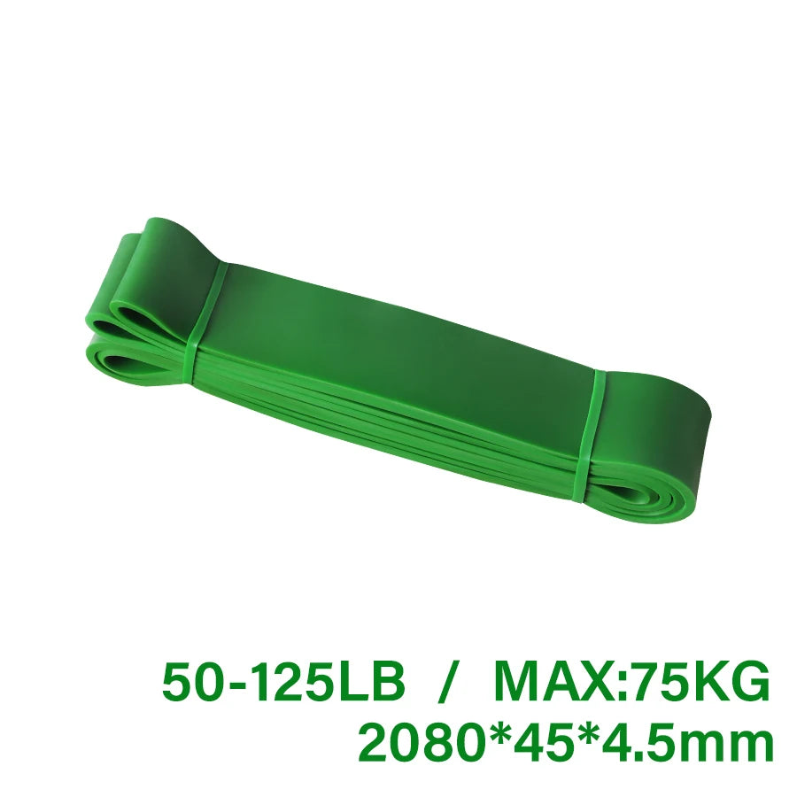 Workout Pilates Latex Resistance Band Sport Fitness Exercise Elastic Band Heavy Duty Strength Pull Up Crossfit Gym Equipments