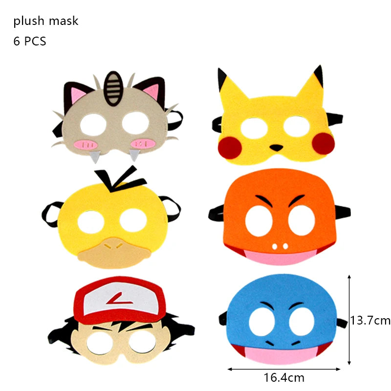 Pokemon Birthday Party Decoration New Pikachu Latex Foil Balloon Kids Disposable Tableware Event Supplies Backdrop Child Gift