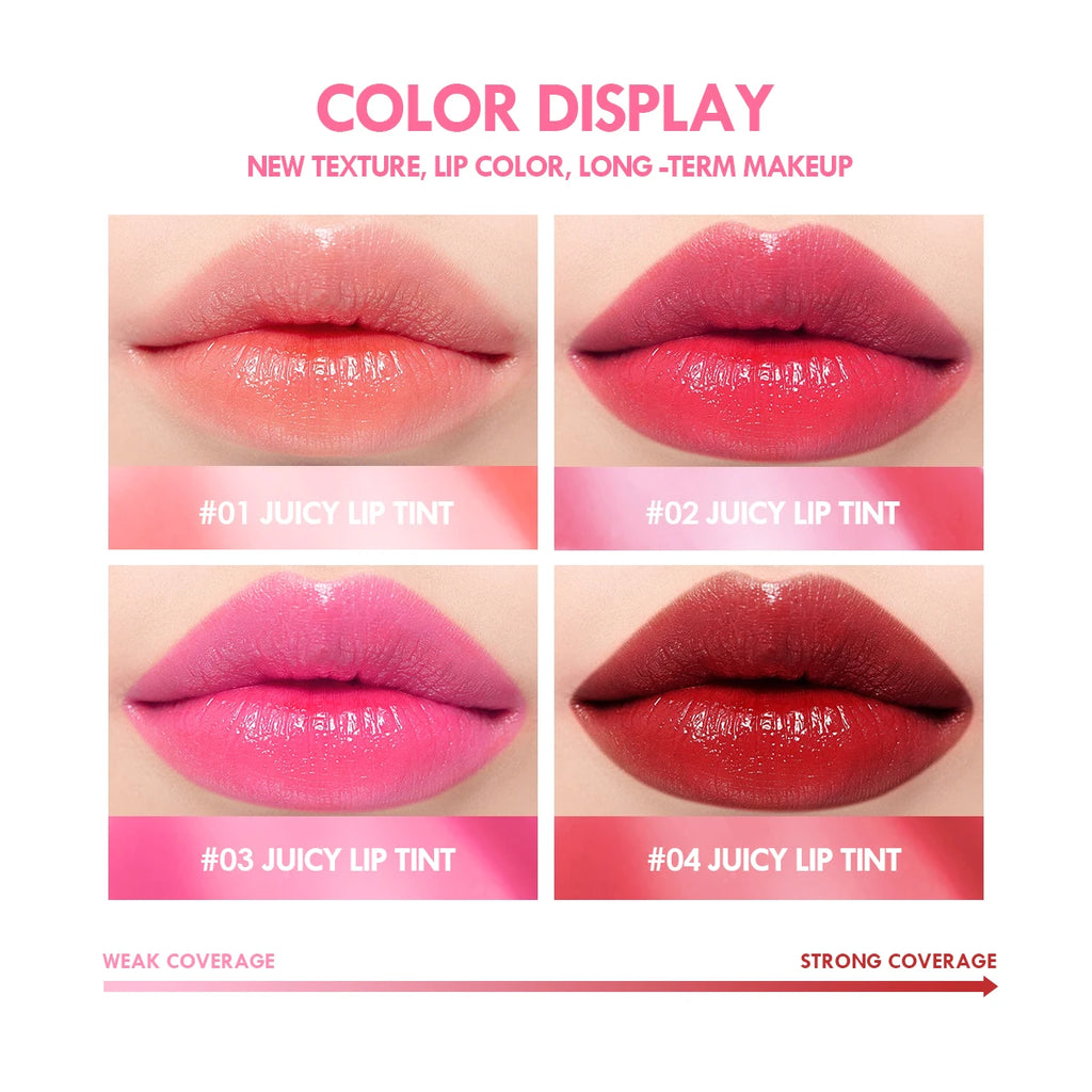 Lip Gloss Silky-smooth Long-lasting Liptint Moisturizing Liquid Lipstick Cream Lip Glaze Makeup Cosmetics
