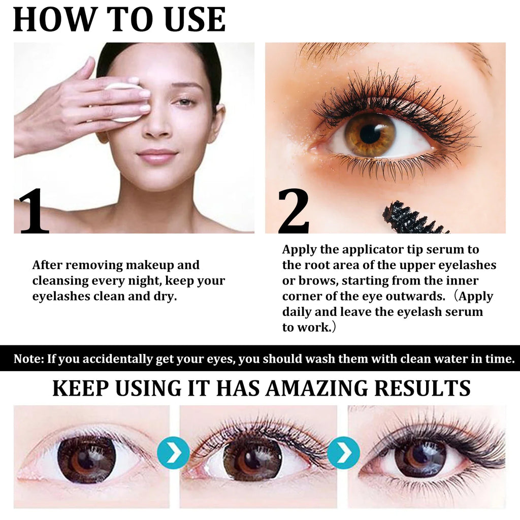 Eyebrows Natural Thick Slender Curl Curl Moist Natural Castor Oil Growth Liquid Serum Extension Eyelash Female Makeup Product