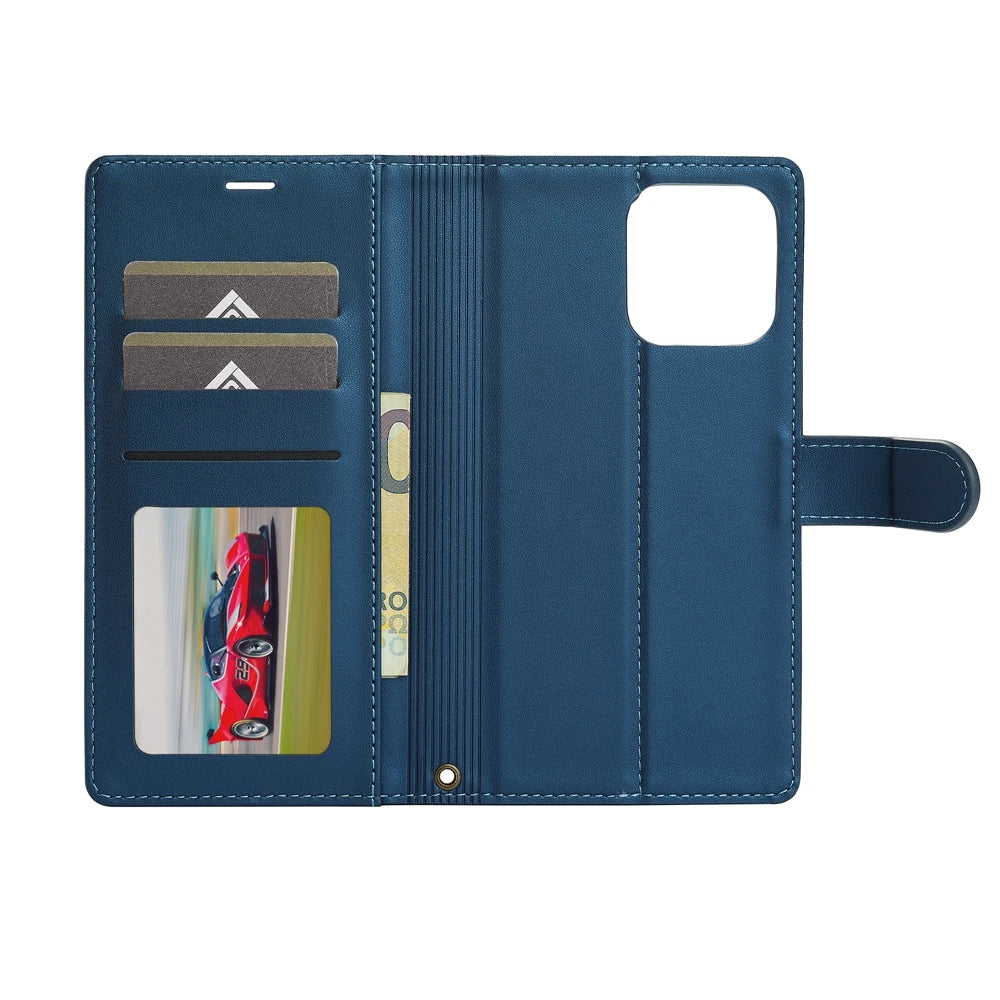 2in1 Removable Flip Leather Wallet Case Magnetic Phone Cover For iPhone 17 Air 15 Pro Max 14 Plus 16 13 12 11 SE 2022 Cards Solt