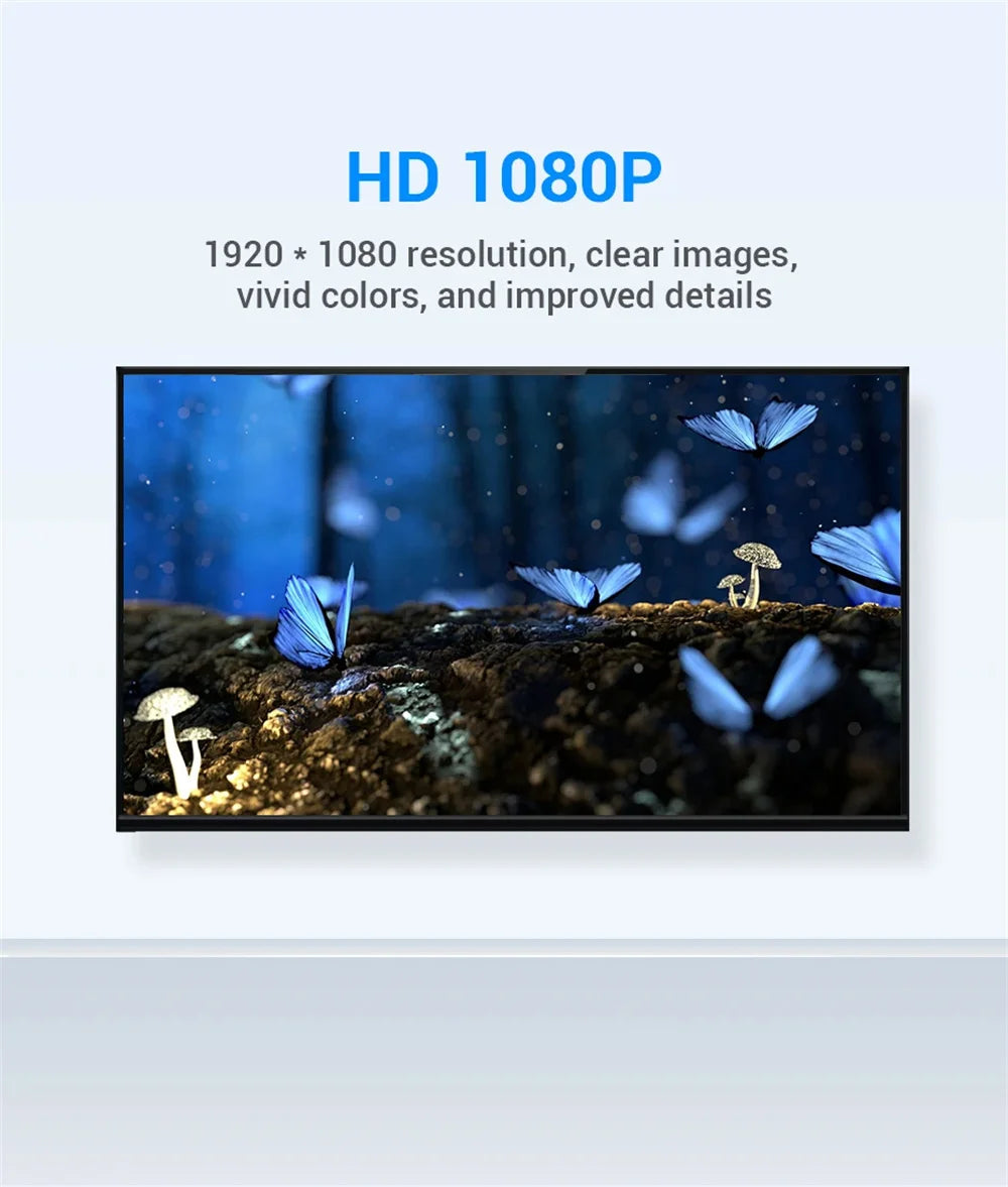 DVI to HDMI Adapter DVI 24+1 to HDMI-Compatible Plated Plug DVI Male to HDMI-compatible Video Converter for PC HDTV Projector