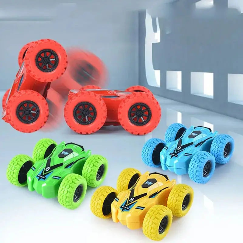 Children's toy car fun double-sided car inertial safety anti-collision anti-fall Kid's anti-fall model sliding off-road vehicle