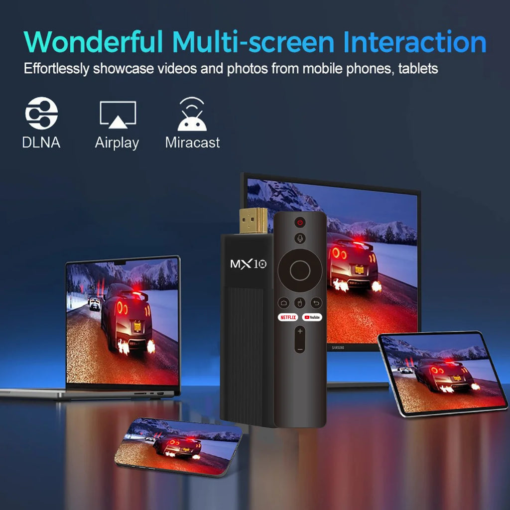 Factory Directly MX10-F3 TV Stick 4K Android 11 Allwinner H313 2.4G&5G Wifi 2GB 16GB tv box fire tv stick 4k