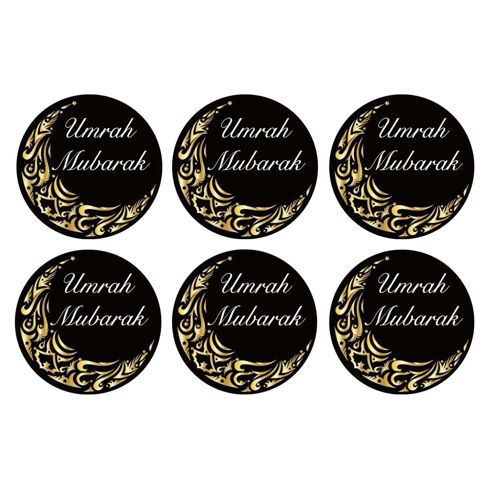 umrah mubarak decorative stickers, Muslin Sheep Holidays Kaaba Bottle Wrapper, hajj mubarak gift decoration supplies