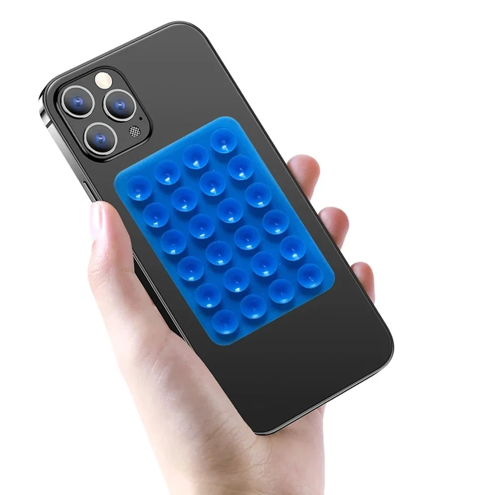 2pcsThickened Silicone Suction Cup 24 Square Suction Cups Mobile Phone Tablet Luggage Suction Cup Universal Charger Leather Case