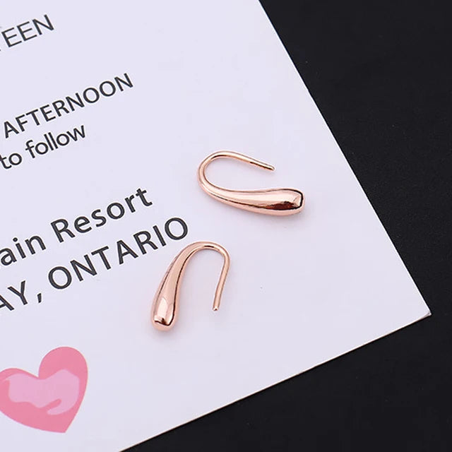 Foxanry Minimalist Lines Geometric Earrings For Women Girls New Fashion Creative Elegant Prevent Allergy Ear Needle Jewelry Gift