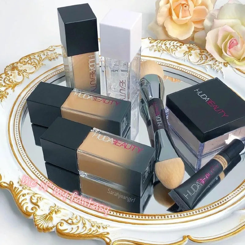 Huda Beauty Flawless Liquid Foundation Matte Concealer Long-lasting Moisturizing Nourishing Facial Makeup Breathable Cosmetics