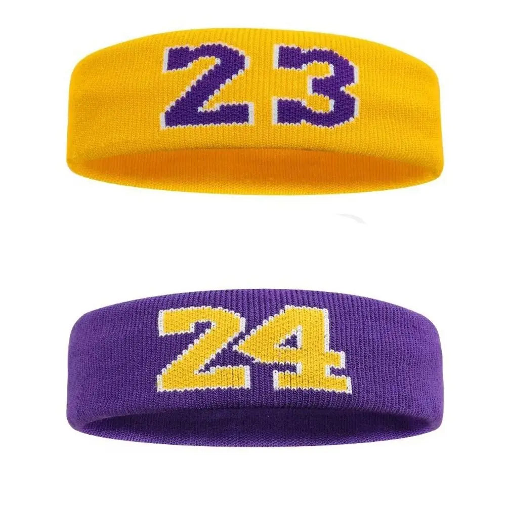 Sweat-Absorbent Basketball Headband Sport Style Elastic Cotton Running Headband Skin Friendly Soft Sports Headband Adult/KidsDIY