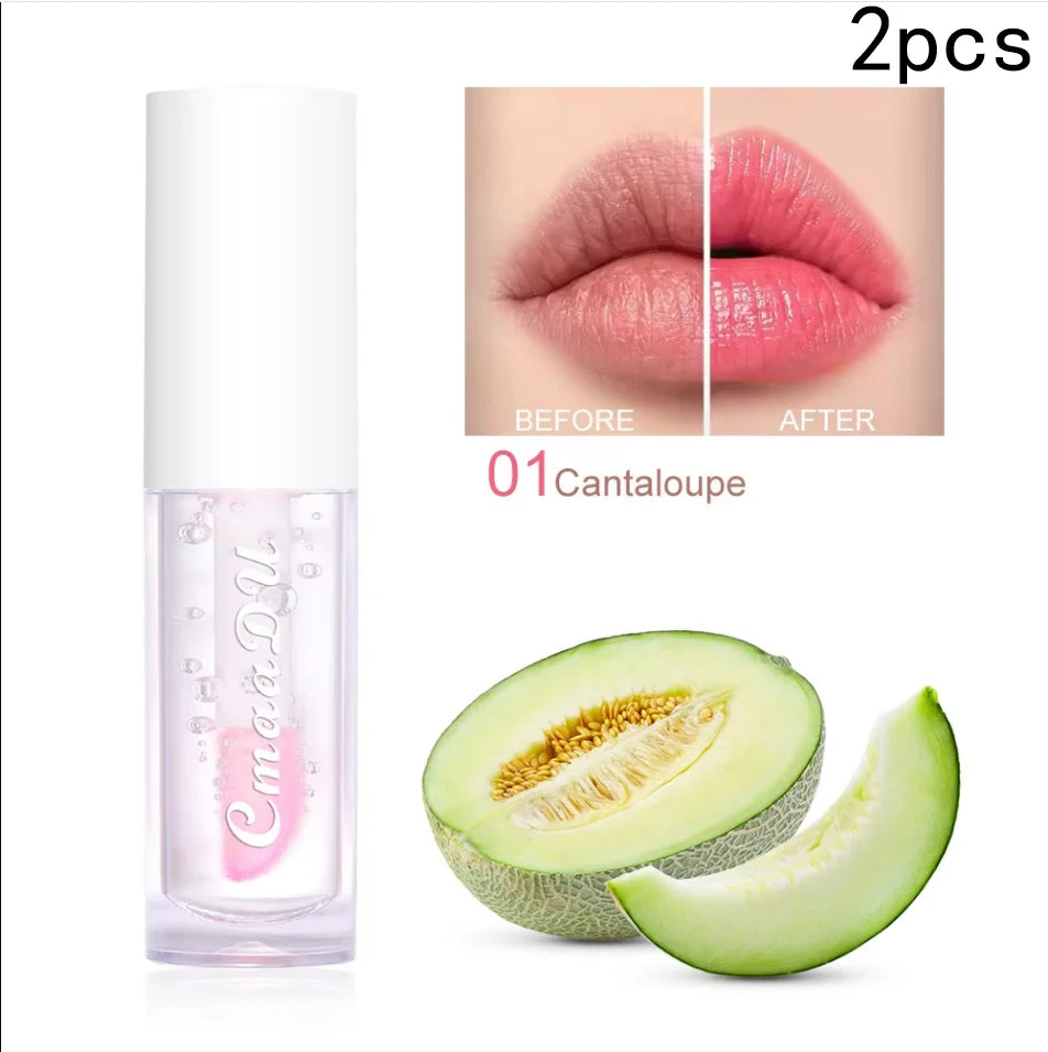6 Color Fruit Flavor Color Change Lip Oil