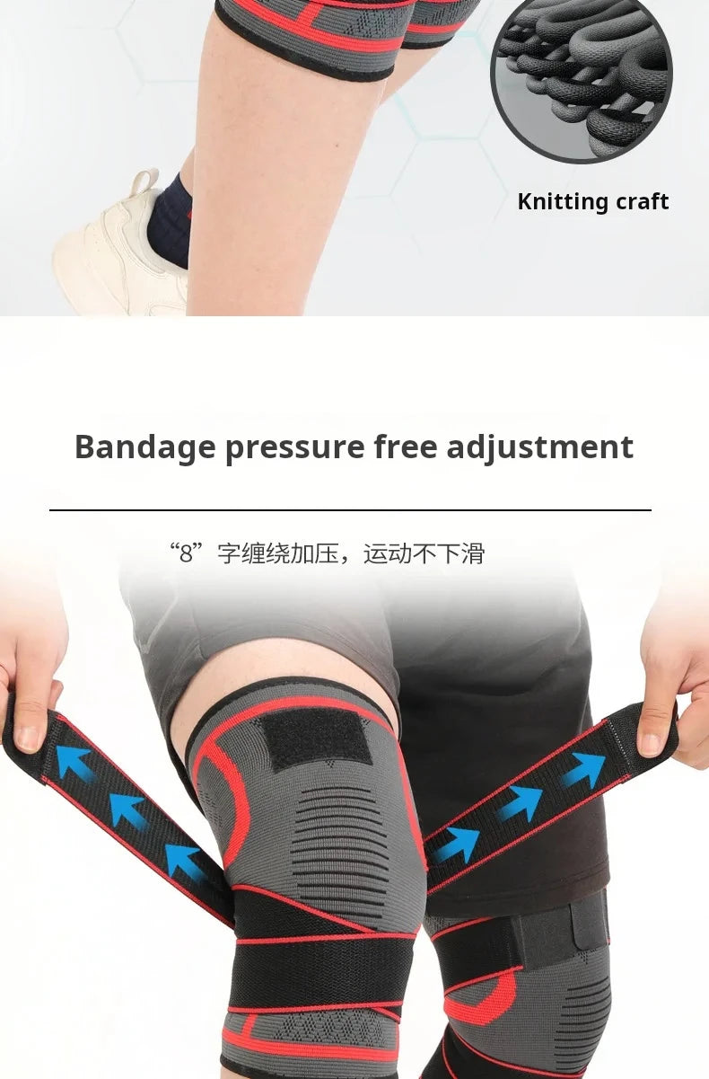 1 Piece Knee Pad, Nylon Sport Knee brace , Running, Fitness, Weightlifting, Cycling, Basketball, Outdoor, Knee Joint Compression