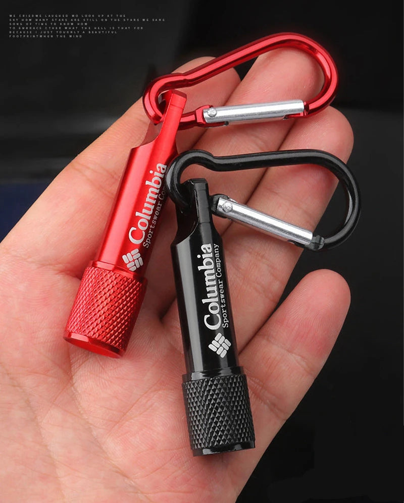 Mini Torch Keychain Pendant with battery Portable Small Light led flashlight Car Key Chain Pendant Key Ring mini flashlights