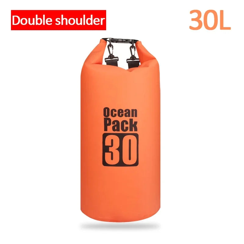 Waterproof PVC Dry Bag for Women Men 2L/5L/10L/15L/20L/30L Outdoor Sport Storage Bag for Kayaking, Boating, Fishing, Swimming