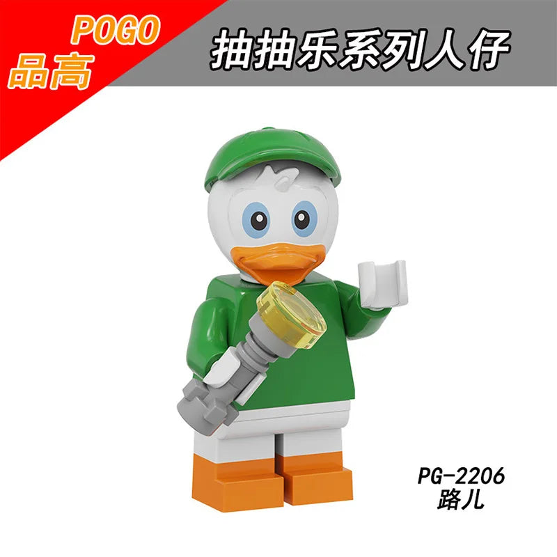 Disney Building Blocks Cartoon Comedy Simpson Family Mini Model Figures Assemble Action Bros Figures Building Blocks Toys