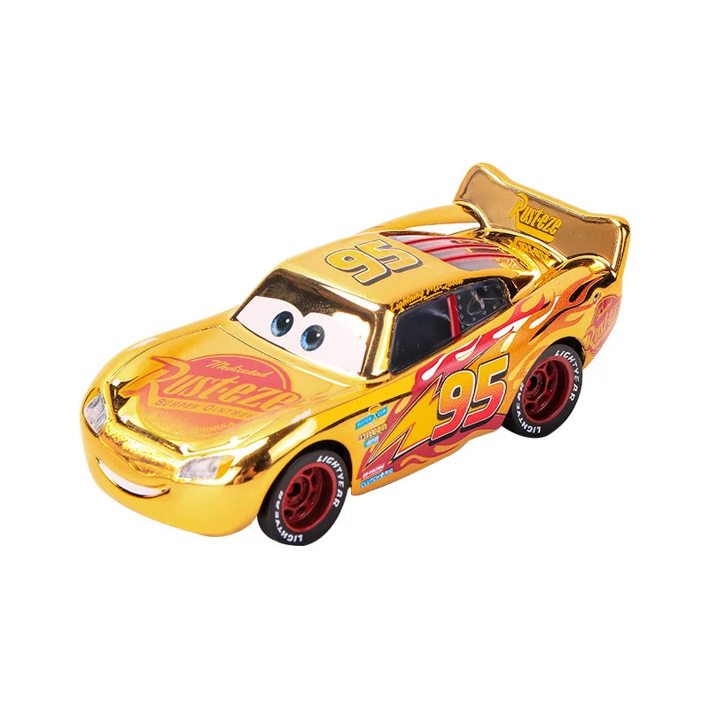 Mini Cars Disney Pixar Cars Toys Lightning McQueen Jackson Storm The King Mater 1:55 Diecast Metal Alloy Model Toys Kids Gifts