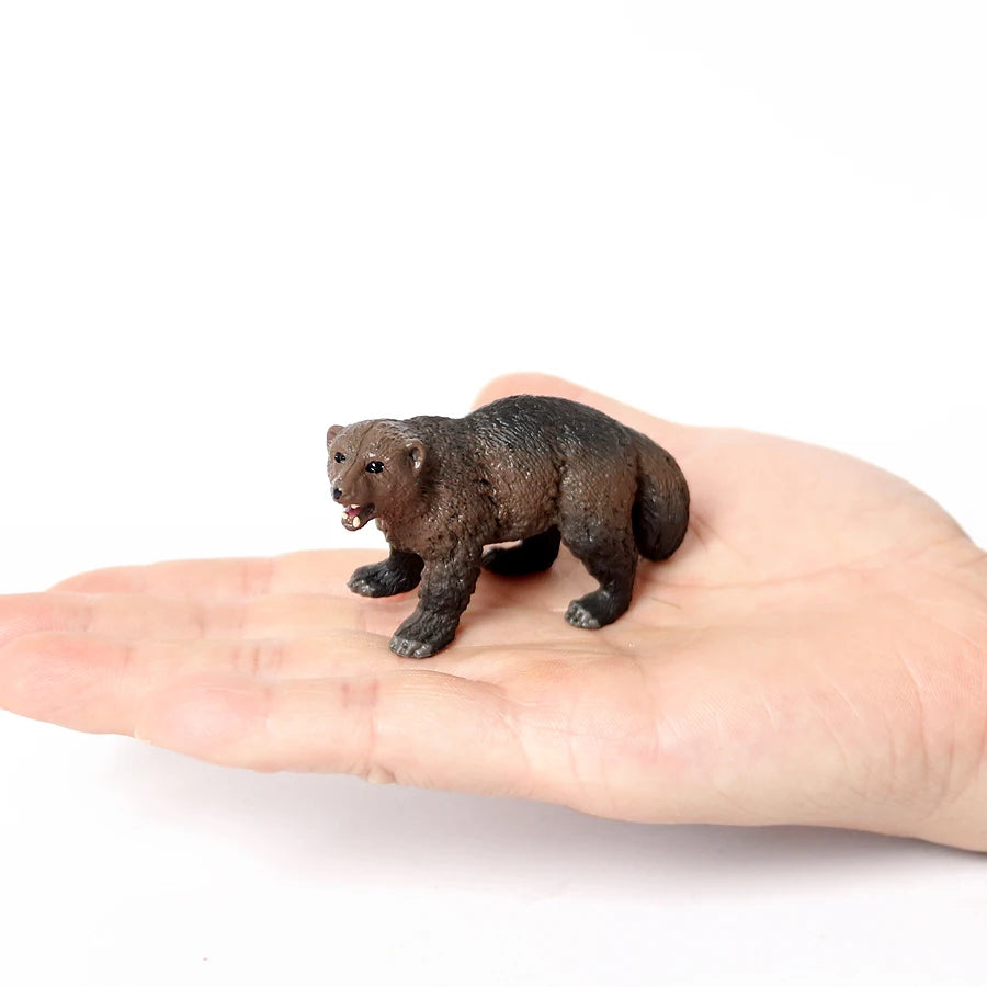 Realistic Woodland Creatures Figurines Toys Raccoon,Beavers ,Badger,Anteater,Platypus Easter Eggs Education Birthday Gift