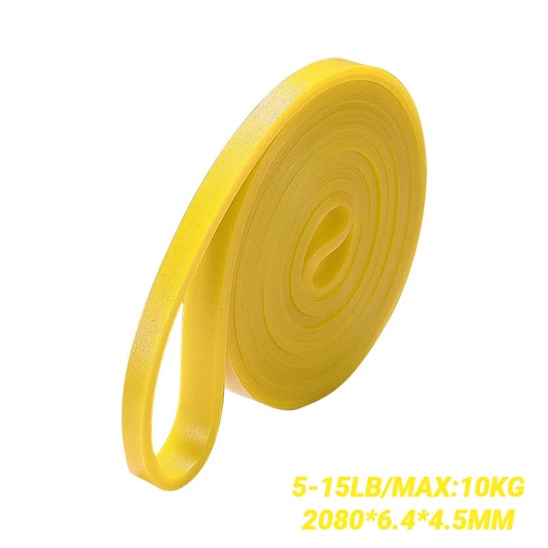 Workout Pilates Latex Resistance Band Exercise Elastic For Sport Strength Pull Up Assist Heavy Duty Fitness Equipment Tough Pull