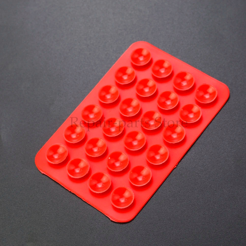 2pcsThickened Silicone Suction Cup 24 Square Suction Cups Mobile Phone Tablet Luggage Suction Cup Universal Charger Leather Case