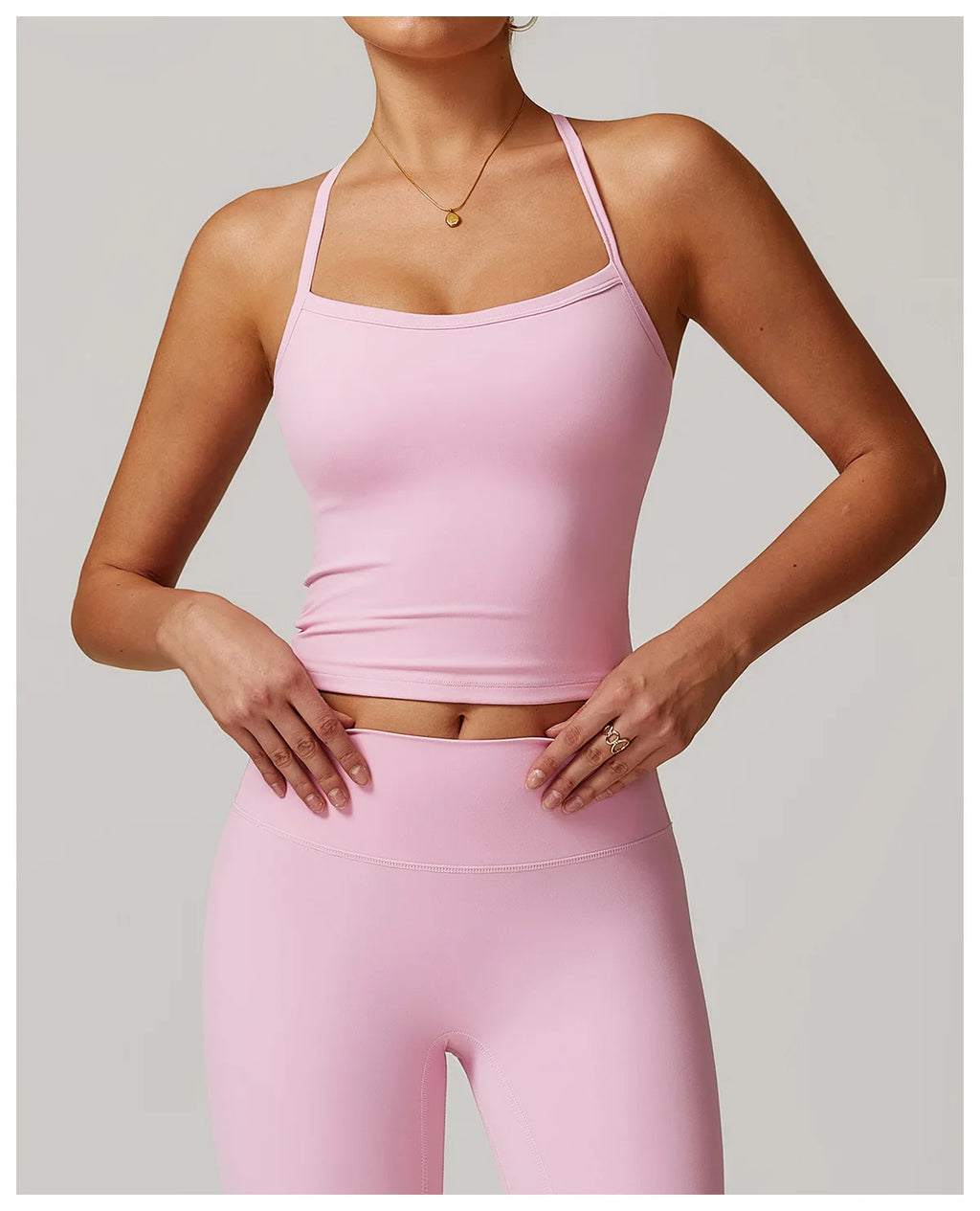 Women Cross Back Yoga Top Breathable Shockproof Sports Vest Fitness Sport Bra With Padded Gym Crop Top Running Active Sportswear