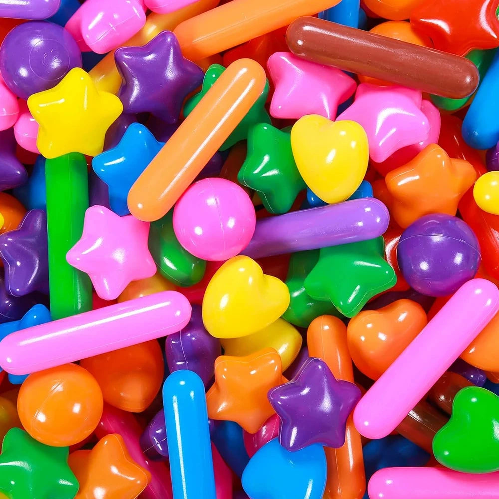 Colorful Baby Plastic Balls Water Pool Ocean Wave Balls Kids Swim Pit With Basketball Hoop Play House Outdoor Tents Toys Props