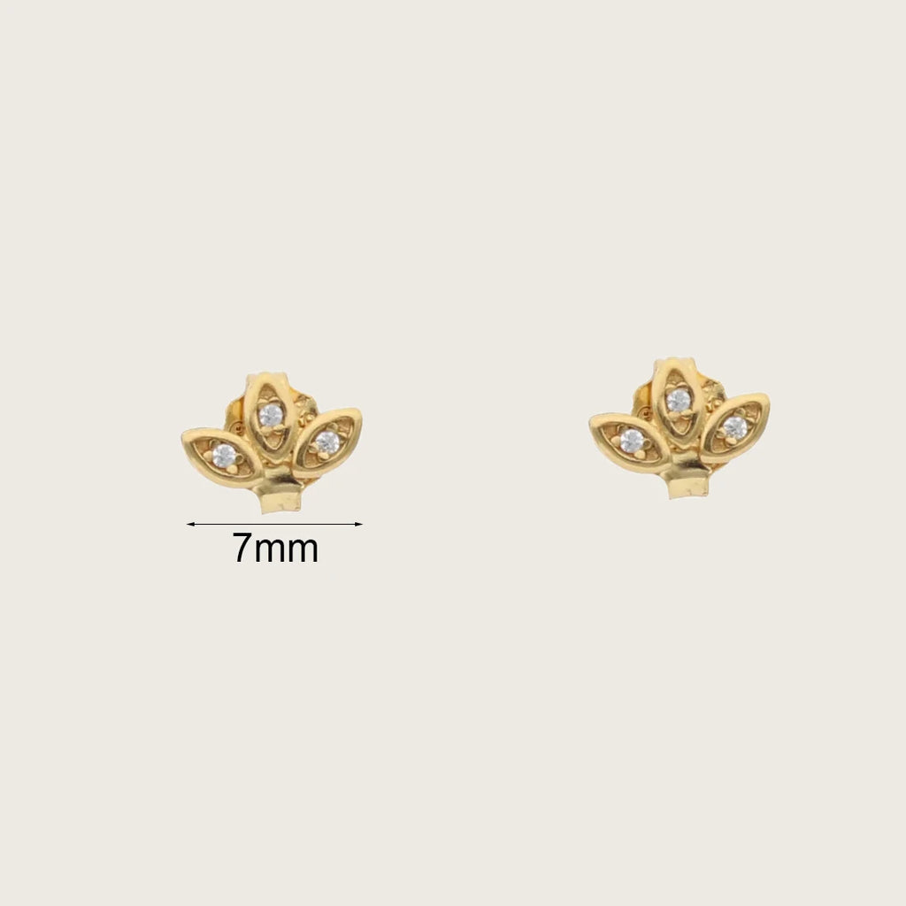 Crmya Chain Stud Earrings for Women Piercing Zirconia Hoop Earrings Women Party Vacation Jewelry Accessories Wholesale