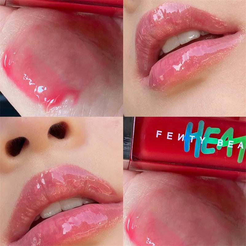 Fenty Beauty Transparent Lip Glaze Color Mirror Shine Glitter Lip Gloss Balm Sexy Lip Plumper Cosmetics Makeup Liquid Lipstick
