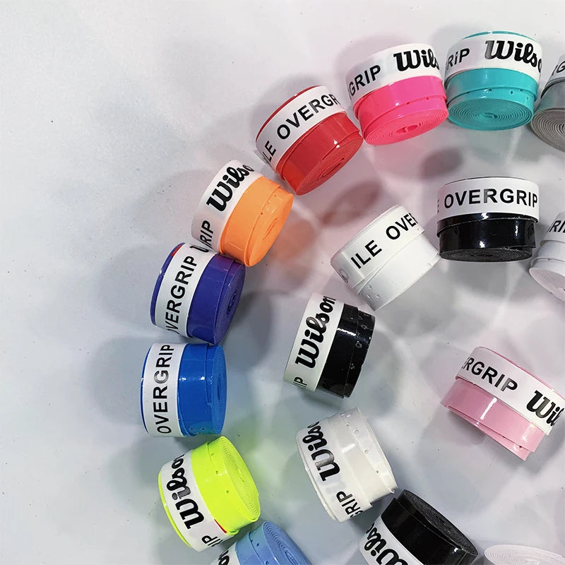 15/30/60/90/180pcs Tennis OverGrip Tennis Badminton Squash Training Sweat Absorbed Wraps Tennis Accessories Badminton Grip Padel