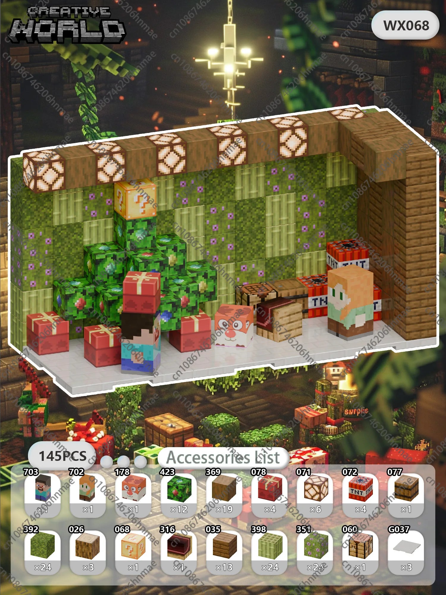 Magnetic Building Blocks Mine World Magnet Cube for Stacking Construction Brick Set Pixel Style Sensory Toys Kid Boys Girls DIY