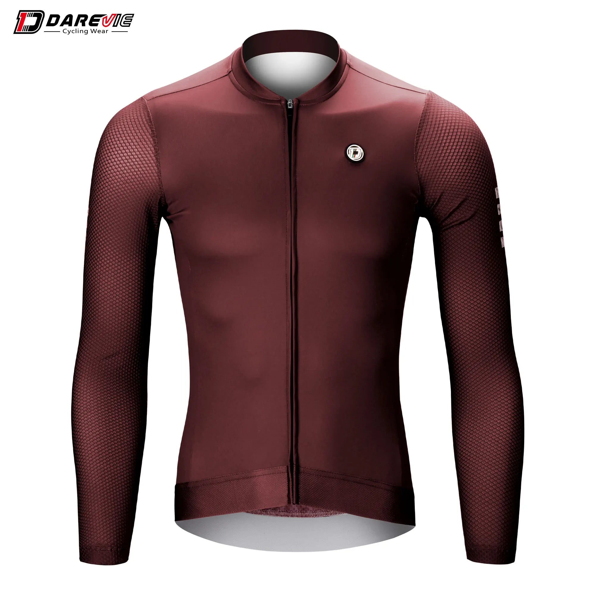 DAREVIE Cycling Jersey Long Sleeve Pro Aero Small Size 3D Bubble Mesh Cycling Jersey Men Women Breathable Man Cycling Maillot