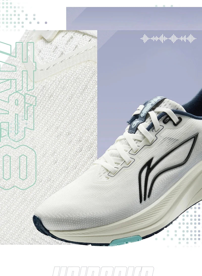 Li-Ning Men RED HARE 8 Racing Running Shoes LIGHT FOAM ULTRA Reflective Cushion Stable Shoes LiNing Light Sneakers ARPV001