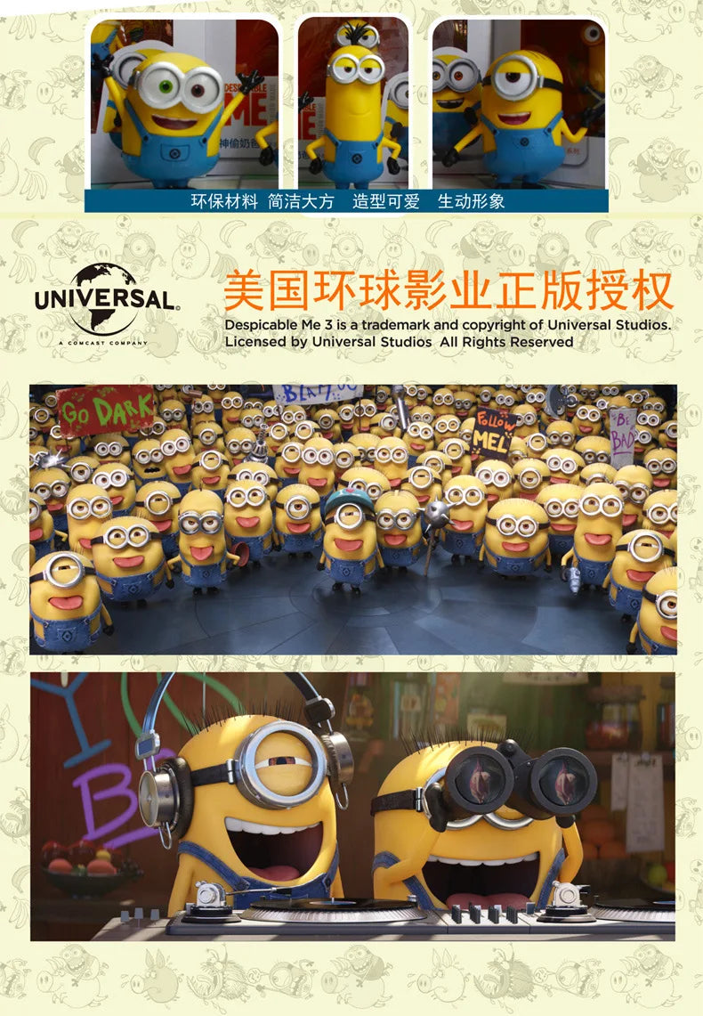 Authentic Full Series Toys Set Miniones Kevin Bob Gru 3d Eye Despicable Miniones With Action Figures Toys For Kids Gifts