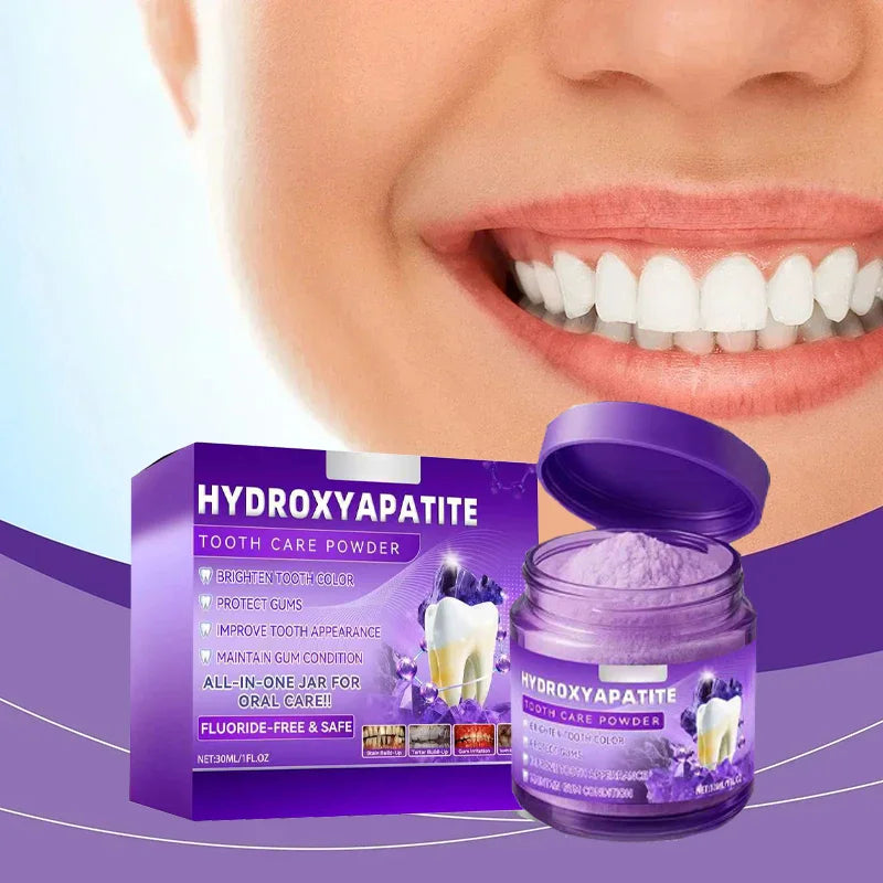 Purple Brightening Powder Enamel-Safe Toothpaste Whitening Powder Strengthen Teeth And Gums Tooth Repair Mineral Powder Gifts