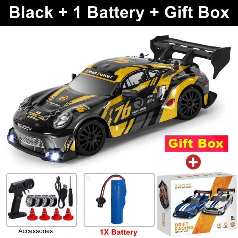 4WD RC Drift Car Remote Control GTRPRO AE86PRO Model 4x4 Racing RTR Radio Truck Vehicle Toy Gift for Boy Girl Children Kid Adult
