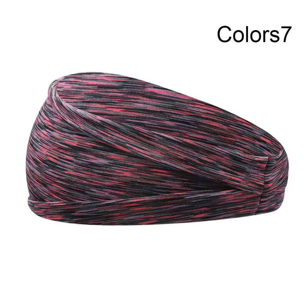 Hot Absorbing Sweat Sport Hair Bands Men Women Elastic Yoga Headbands Fitness Headwear Headwrap Sports Hair Accessories