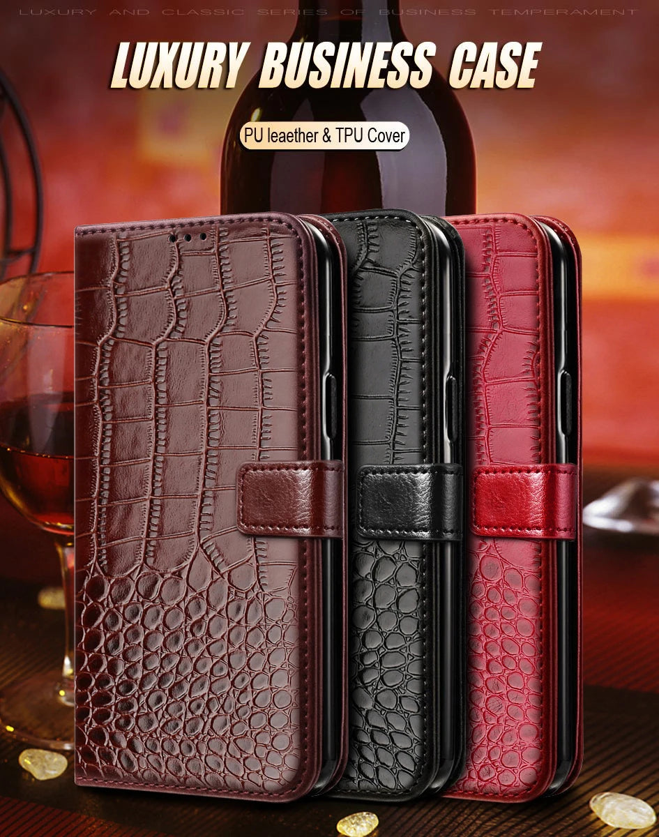 Leather Wallet Phone Case For iPhone 17 Pro Max Air 16 16Pro 16e 16Plus 15 12 14 13 11 SE XS XR X 8 7 Plus Flip Card Slot Cover