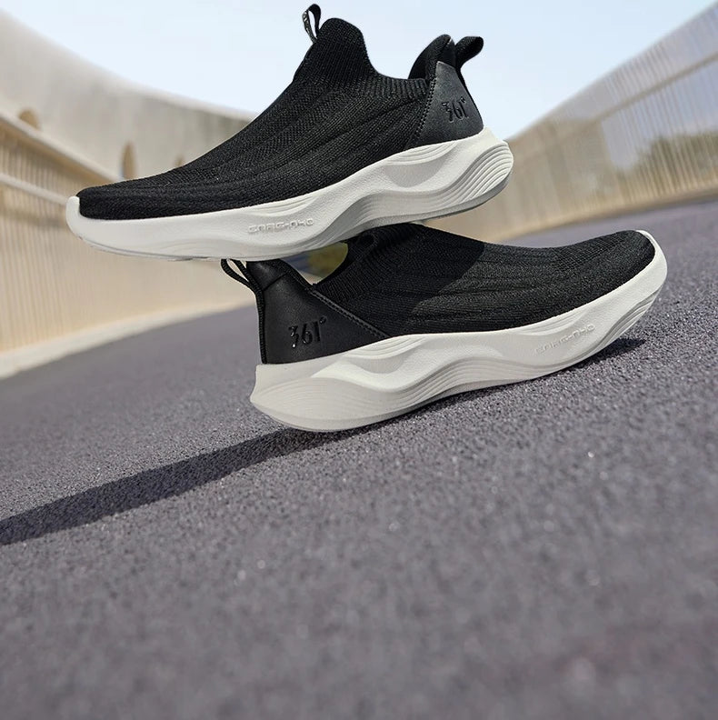 361 Degrees Women Running Shoes Spring New Mesh Thick Bottom Rebound Casual Shock-absorber Durable Female Sneaker 682512238